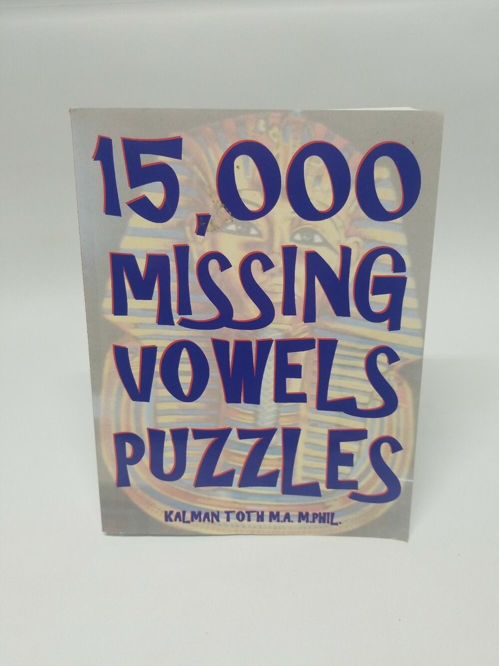 15000 Missing Vowels Puzzles Kalman Toth Brain Teasers Word Game Book Paperback